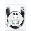 Club3D DisplayPort-Kabel 1.4 HBR3 32.4Gb/s 2m 8K60Hz St/St Polybeutel