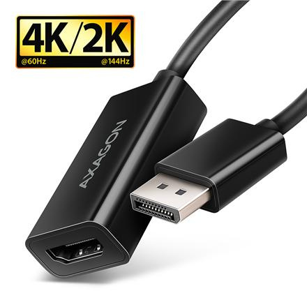 AXAGON Active adapter RVD-HI20N | DisplayPort to HDMI | 0.15 m RVD-HI20N