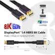 Club3D DisplayPort-Kabel 1.4 HBR3 32.4Gb/s 4m 8K60Hz St/St retail 21281096