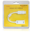 DELOCK Adapter Displayport-St > HDMI-Bu weiss