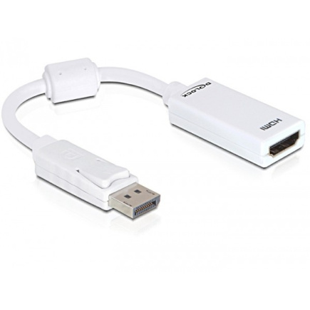 DELOCK Adapter Displayport-St > HDMI-Bu weiss