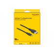 DELOCK Bidirektionales USB Type-C zu DisplayPort Kabel DP Alt Mode 8K 60 1.5m DP 8K zertifiziert