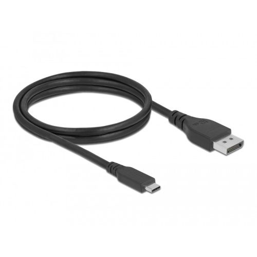 DELOCK Bidirektionales USB Type-C zu DisplayPort Kabel DP Alt Mode 8K 60 1.5m DP 8K zertifiziert