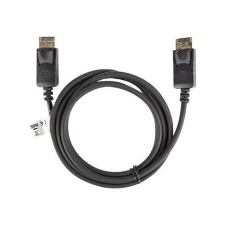 Lanberg | DisplayPort M/M Cable 19 PIN V1.2, 1.8 m | CA-DPDP-10CC-0018-BK CA-DPDP-10CC-0018-BK