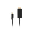 Lanberg USB-C to DisplayPort Cable, 3 m 4K/60Hz, Black | Lanberg | USB-C to DisplayPort Cable | Black | 3 m CA-CMDP-10CU-0030-BK