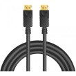 Logilink DisplayPort-Kabel. DP/M zu DP/M. 8K/60 Hz. schw. 5m