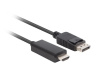 Lanberg Cable DisplayPort (M) V1.1 -> HDMI (M) 3m black