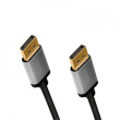 LogiLink DisplayPort cable DP/M to DP/M, 4K/60Hz, alu,1