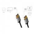 LogiLink DisplayPort cable DP/M to DP/M, 4K/60Hz, alu,1