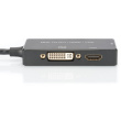 DIGITUS DisplayPortkonverterkabel mDP->HDMI+DVI+VGA 0.2m