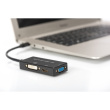 DIGITUS DisplayPortkonverterkabel mDP->HDMI+DVI+VGA 0.2m