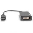 DIGITUS DisplayPortkonverterkabel DP->HDMI+DVI+VGA 0.2m
