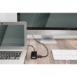DIGITUS DisplayPortkonverterkabel DP->HDMI+DVI+VGA 0.2m