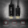 AXAGON | Active cable | DisplayPort to HDMI | 1.8 m RVD-HI14C2