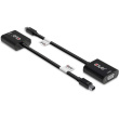 Club3D Adapter MiniDisplayport > VGA aktiv St/Bu schwarz Polybeutel