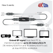 Club3D Repeater DisplayPort 1.4 > DisplayPort 1.4 akt. Bu/Bu retail