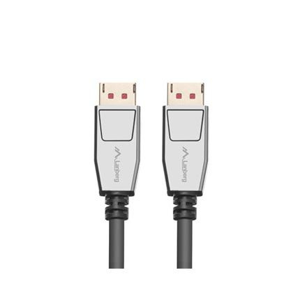 Lanberg DisplayPort M/M Cable 20 PIN V1.4 8K 60HZ | CA-DPDP-20CU-0010-BK | 1 m CA-DPDP-20CU-0010-BK