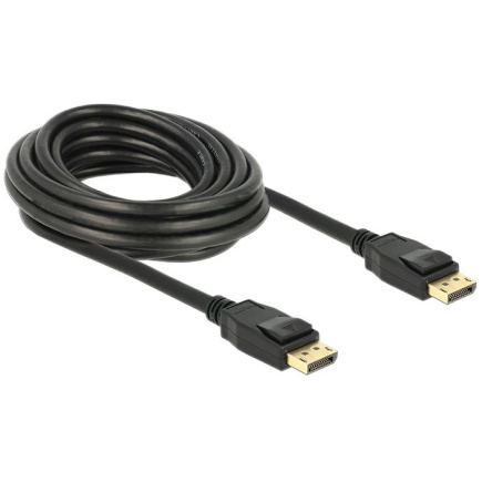 DELOCK Kabel DisplayPort 1.2 Stecker > DisplayPort Stecker 5 m schwarz 4K