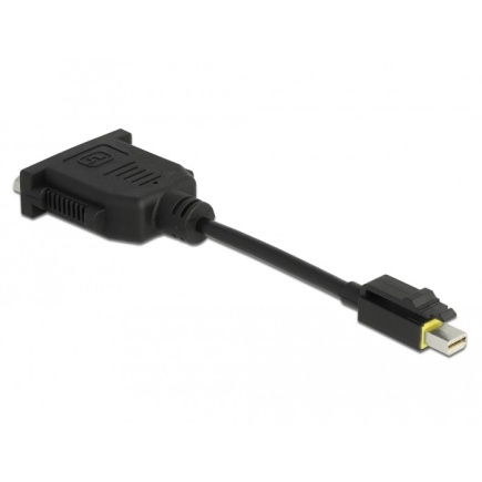 DELOCK Mini DisplayPort 1.1 zu DVI Adapter mit Einrastfunktion Passiv