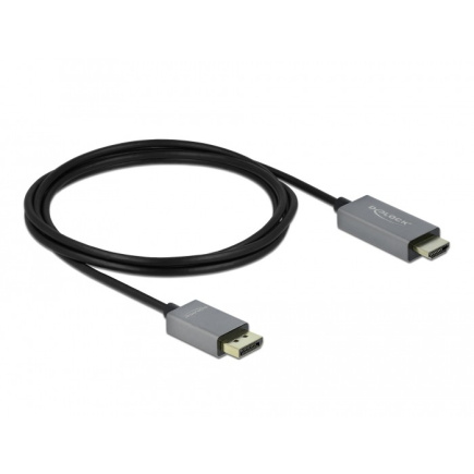 DELOCK Aktives DisplayPort 1.4 zu HDMI Kabel 4K 60Hz HDR 2m
