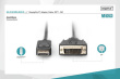 Digitus DisplayPort cable with snap 1080p 60Hz FHD Type DP / DVI-D (24 + 1) M / M 2m