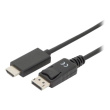 Digitus Adapter Cable, DP - HDMI type A | DisplayPort to HDMI | 2 m AK-340303-020-S