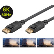 Goobay | DisplayPort Cable 2.0/2.1, 40 Gbit/s | 2 m 74748