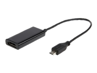 GEMBIRD A-MHL-003 Gembird adapter MHL-> HDMI(F)+MICRO USB(BF)(11pin)smartfon to TV HD+power supply