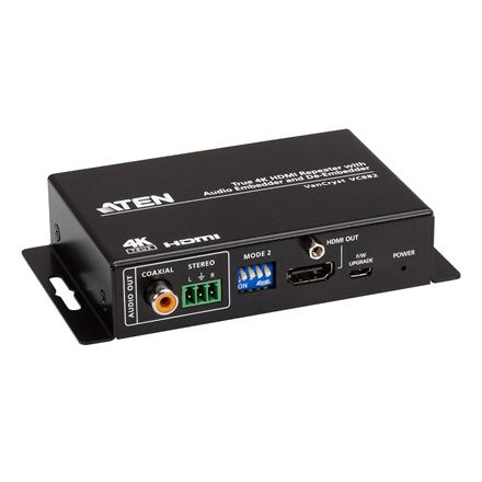 Aten | True 4K HDMI Repeater with Audio Embedder and De-Embedder | VC882 VC882-AT-G