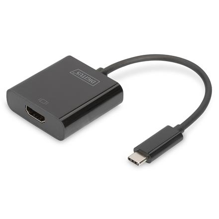 Digitus | USB Type-C to HDMI Adapter | DA-70852 | 0.15 m | Black | USB Type-C DA-70852