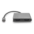 Digitus | USB-C - 2x HDMI Adapter | DA-70828 | USB-C | HDMI DA-70828