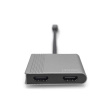 Digitus | USB-C - 2x HDMI Adapter | DA-70828 | USB-C | HDMI DA-70828