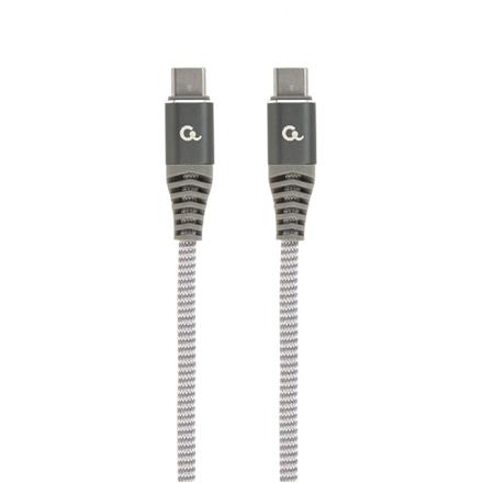 Cablexpert 100 W Type-C Power Delivery (PD) premium charging and data cable, 1.5 m | CC-USB2B-CMCM100-1.5M CC-USB2B-CMCM100-1.5M
