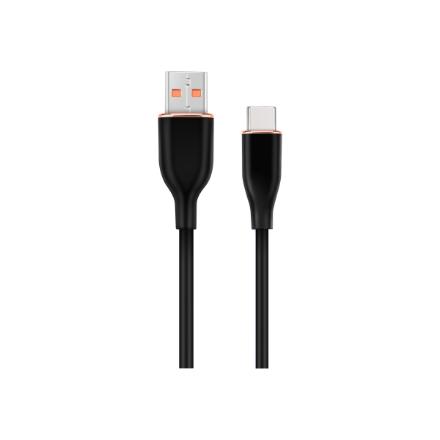 Cablexpert Premium silicon Type-C USB charging and data cable, 1.5 m | CC-USB2S-AMCM-1.5M-BK CC-USB2S-AMCM-1.5M-BK