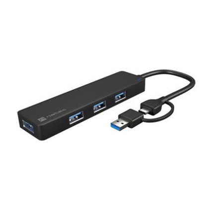 Natec USB 3.0 HUB, Mayfly, 4-Port, Black | Natec | USB 3.0 HUB, Mayfly, 4-Port | Moth NHU-1342 | Black | 0.15 m NHU-2023