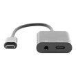 Digitus | USB Type-C adapter/Converter, Type-C to USB Type-C with 3.5mm stereo | AK-300400-002-S AK-300400-002-S