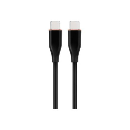 Cablexpert | Premium Silicon Type-C Power Delivery (PD) Charging and Data Cable, 1.5 m | CC-USB2S-CMCM-1.5M-BK CC-USB2S-CMCM-1.5M-BK