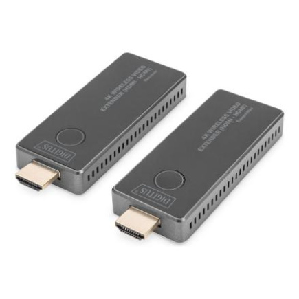 Digitus | 4K Wireless Video Extender, 30 m (HDMI - HDMI) | DS-55323 | Black/Silver DS-55323