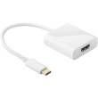 Goobay | USB-C HDMI adapter | 66259 | White | USB-C male | HDMI female (Type A) | 0.2 m 66259