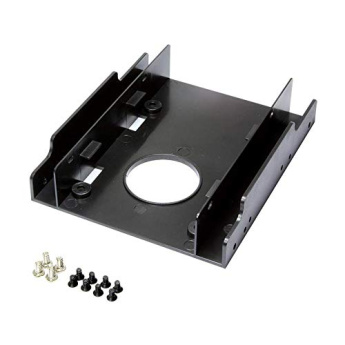 LogiLink Mounting Bracket for 2,5 HDD/SSD in 3.5'' Bay - Storage bay adapter - 3.5'' to 2 x 2.5''