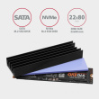 AXAGON AXAGON CLR-M2L10 passiv ALU heatsink height 10m