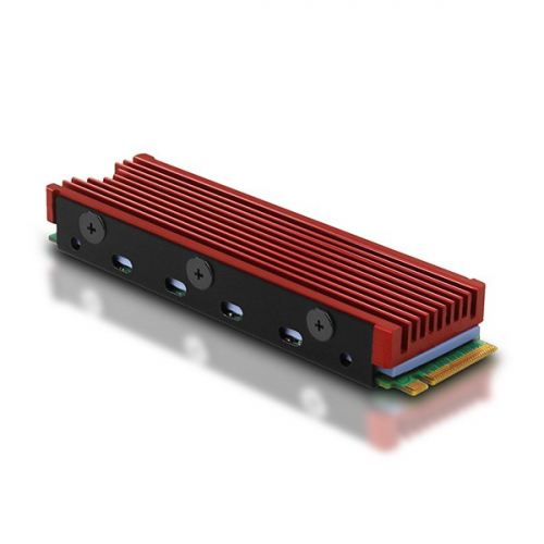 AXAGON CLR-M2 passive - M.2 SSD, 80mm SSD, ALU body, silicone thermal pads 848659