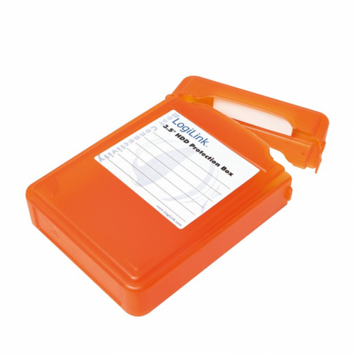LogiLink Protective box for HDD 3.5', orange
