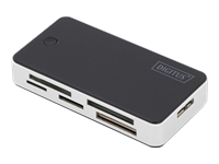 DIGITUS USB 3.0 Card Reader Support MS/SD/SDHC/MiniSD/M2/CF/MD/SDXC cards 1M USB A connection cable