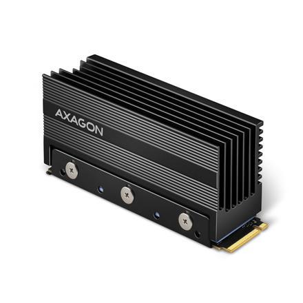 AXAGON Passive aluminum heatsink for single-sided and double-sided M.2 SSD disks, size 2280, height 36 mm | CLR-M2XL