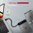 AXAGON ADSA-FP2C adapter USB-C 5Gbps HDD/SSD SATA6G 2.