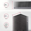 AXAGON CLR-M2XT passive ALU heatsink M.2 20mm heigh