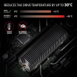 AXAGON CLR-M2XT passive ALU heatsink M.2 20mm heigh