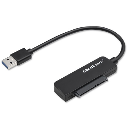 Qoltec SATA Adapter - SSD HDD 2.5'' drive - USB 3.0 - Super speed 5Gb/s - 2TB - 19cm