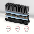 AXAGON CLR-M2XT passive ALU heatsink M.2 20mm heigh